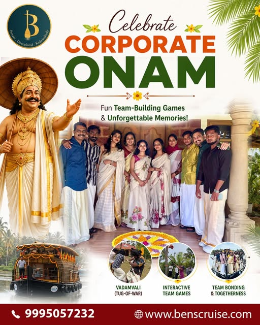 Ben's Cruise corporate Onam celebration Kochi